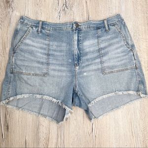 Aerie Raw Hem Shorts Sz XXL NWOT